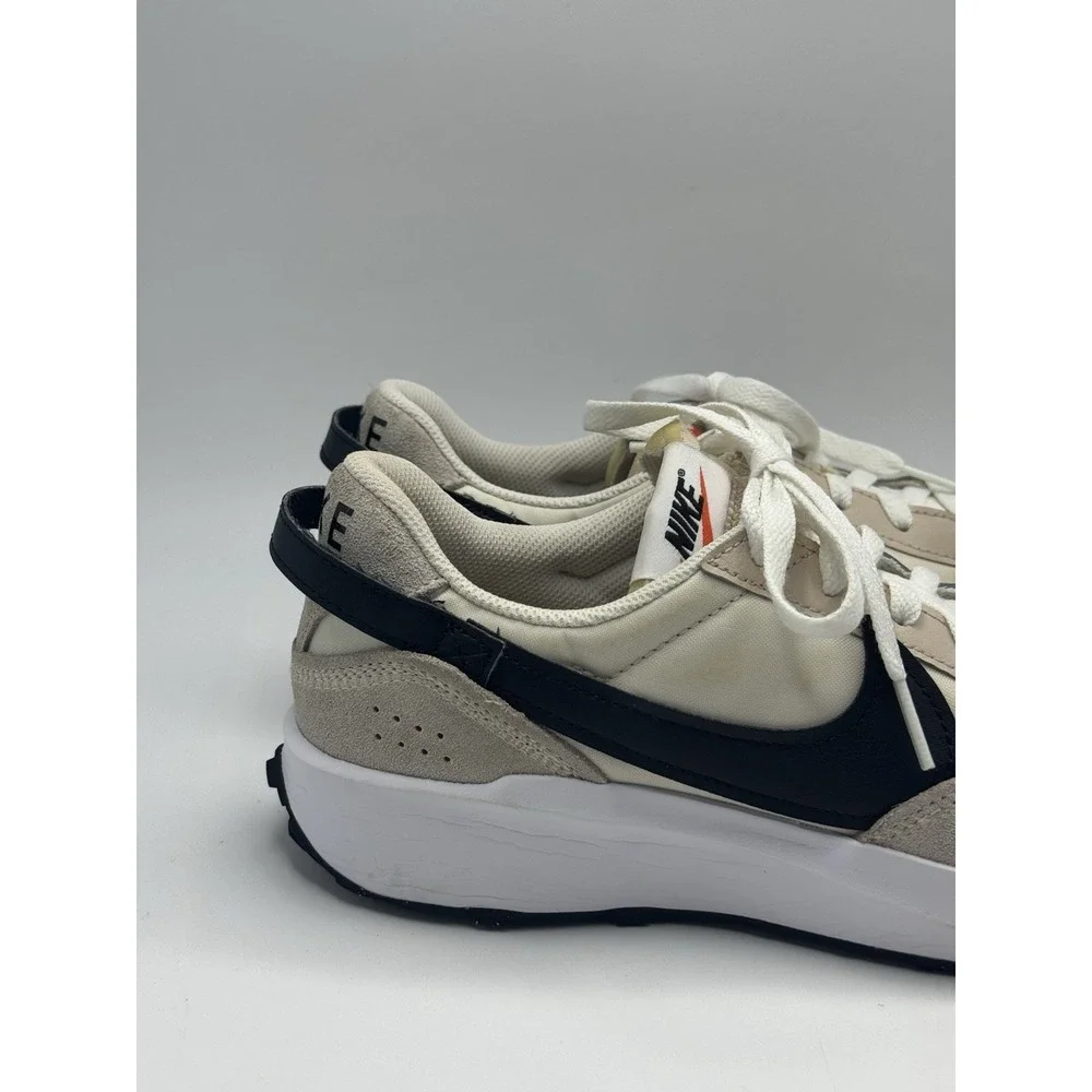 Nike Women's Waffle Debut Size 9 Sanddrift White/Black DH9523-102